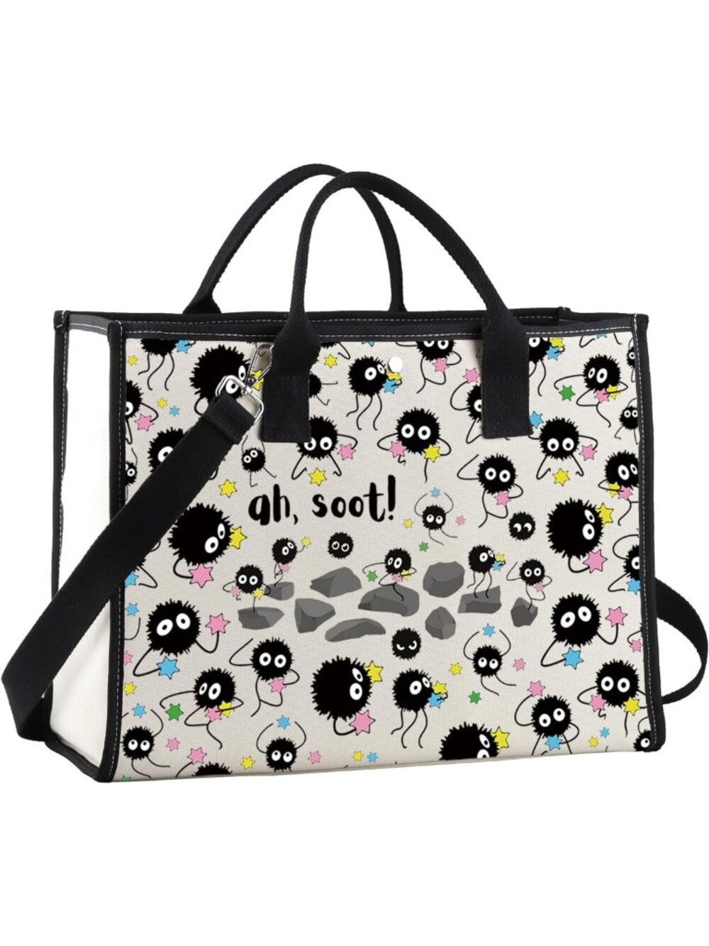 Anime-Inspired Spirit Animal Tote Bag | Perfect Gift for Anime Lovers, Shoulder